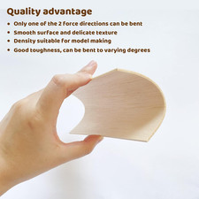 20 Pcs Wood Sheets,Unfinished Balsa Wood Sheets for Crafts DIY Thin Woodsheet...