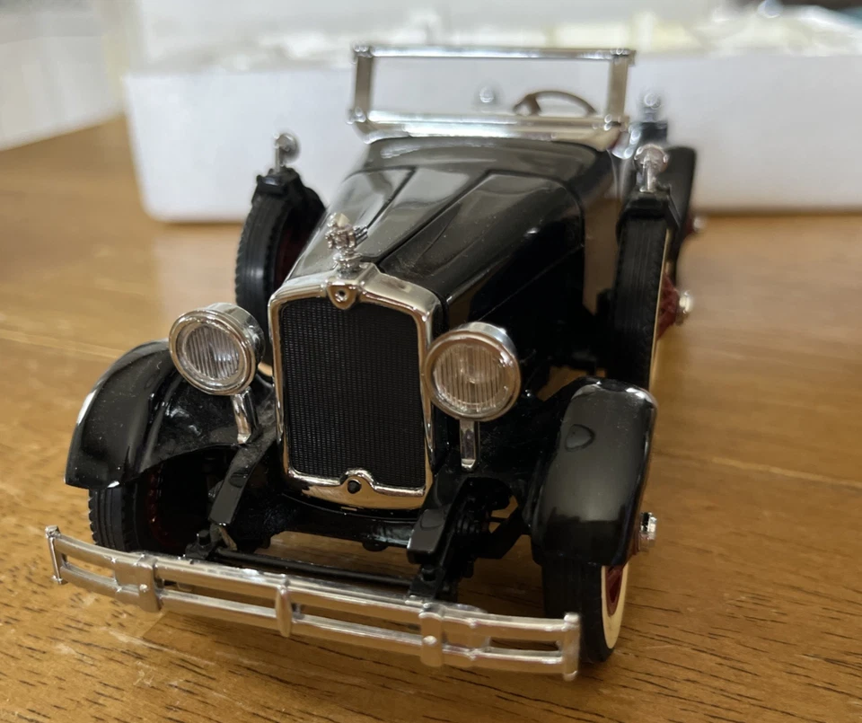 Danbury Como Nuevo Escala 1/24 Diecast 1927 Stutz Black Hawk Boat Tail Speedster Modelo Foto 3 de 4