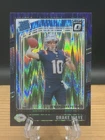 2024 Donruss Optic Rated Rookie Drake Maye Purple Shock Prizm Rookie Card