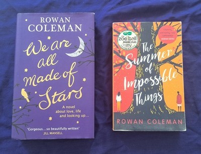 Bundle - 2x Rowan Coleman Books - We Are All Made Stars/Summer Impossible Things