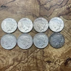 New ListingLot of 8 - 1925 Peace Dollars, 90% Silver
