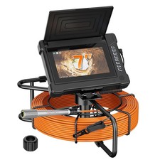 Sewer Camera 20X Image Enlarge Drain Pipeline Industrial Endoscope 7inch DVR/30M