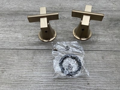 Brizo HX7098-GL Levior Two-Handle Wall Mount Tub Filler Cross Handle Kit