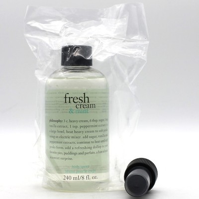 philosophy fresh cream & mint body spritz 8 fl. oz. Pump Included, Sealed