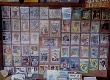 Pete Rose & Reggie Jackson Matching Card Lot Of 58. Game Used Bat Relic 20/25.