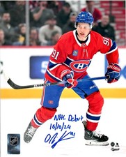 Oliver Kapanen Montreal Canadiens Autographed 8