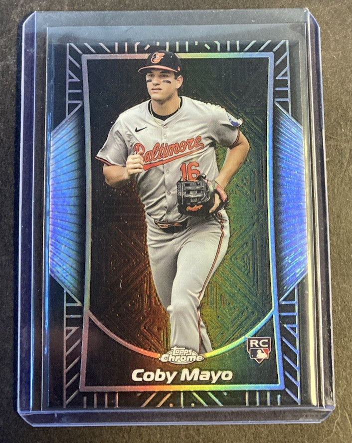 2025 Topps Chrome Coby Mayo Rookie Shadow Etch #SE-12