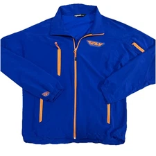 Fly Racing Fly Win-D Jacket Men's Large Blue Full Zip Performance Stretch