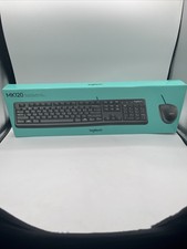 Brand New Logitech MK120 Wired USB 2.0 Desktop Mouse  Keyboard Combo 920-002565