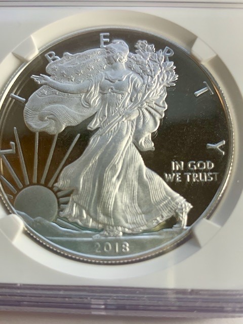 2018 W Proof Silver Eagle NGC PF70 UCAM - Travis Mills Signed Tough as They Come