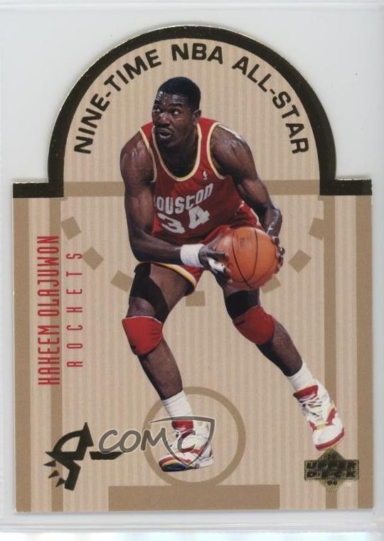 1993-94 Upper Deck Special Edition Die-Cut All-Stars Hakeem Olajuwon #W6 HOF 2q0
