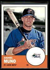 2012 Topps Heritage Minor League Daniel Muno #119 St. Lucie Mets