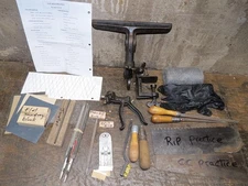 SAW SHARPENING SETUP – VISE, SAW SET, RAKE & FLEAM GUIDES, JOINTER FILE & MORE