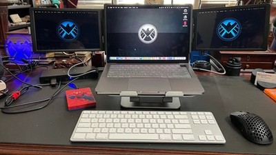 Xebec Tri-Screen 2 Portable Laptop Screens 10'' 16:9 LED LCD Matte Black