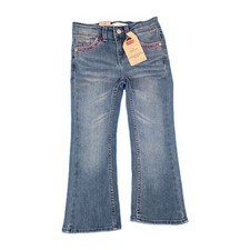 NWT NEW Levi's 715 Boot Cut Jeans Flap Pockets Adjustable Waist SZ 4 Regular