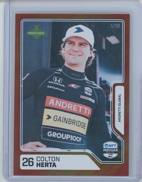Colton Herta Orange  1/10 2026 Parkside Indycar #7 Card
