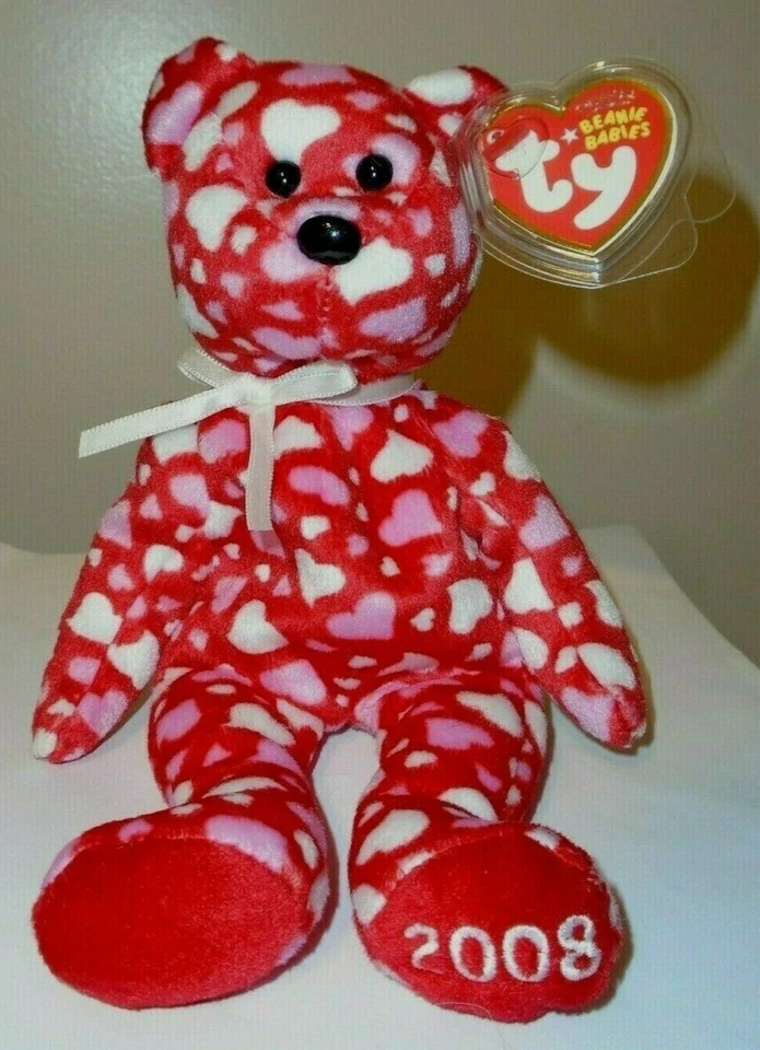 TY Beanie Baby - HEARTS-A-FLUTTER the Bear (Hallmark Exclusive)(8.5 Inch) MWMTs - Image 2 of 4