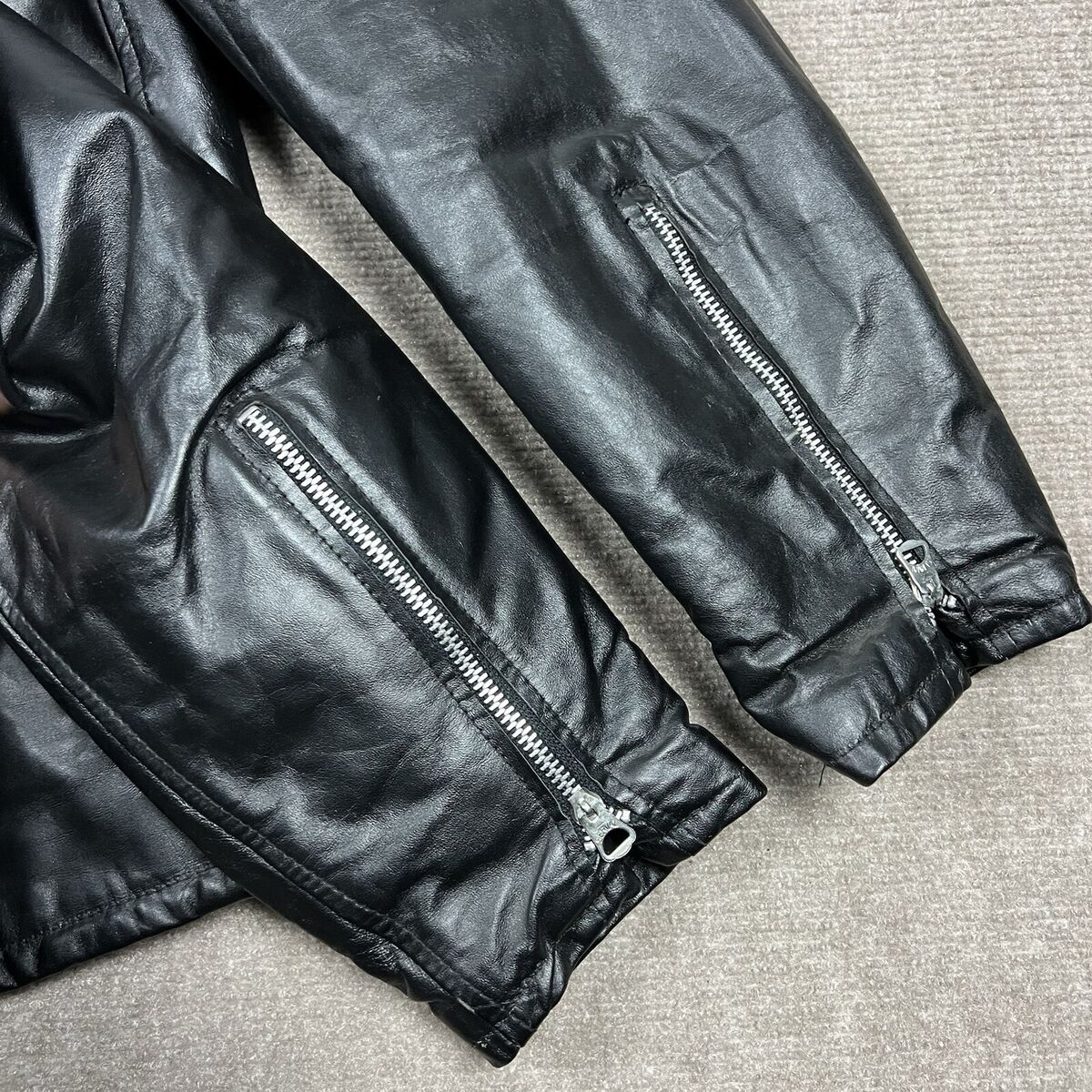 Vintage 70s Astro Jac Cafe Racer Leather Jacket Quilt Lined Vintage 70s Astro Jac Cafe Racer Leather Jacket Quilt Lined