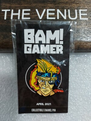  CONTRA Bill Rizer VARIANT /250 - BAM Gamer Box Exclusive Enamel Pin 