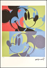 ANDY WARHOL * MICKEY MOUSE * SIGNED LITHOGRAPH * ART PRINT * LIMITED # XX/125