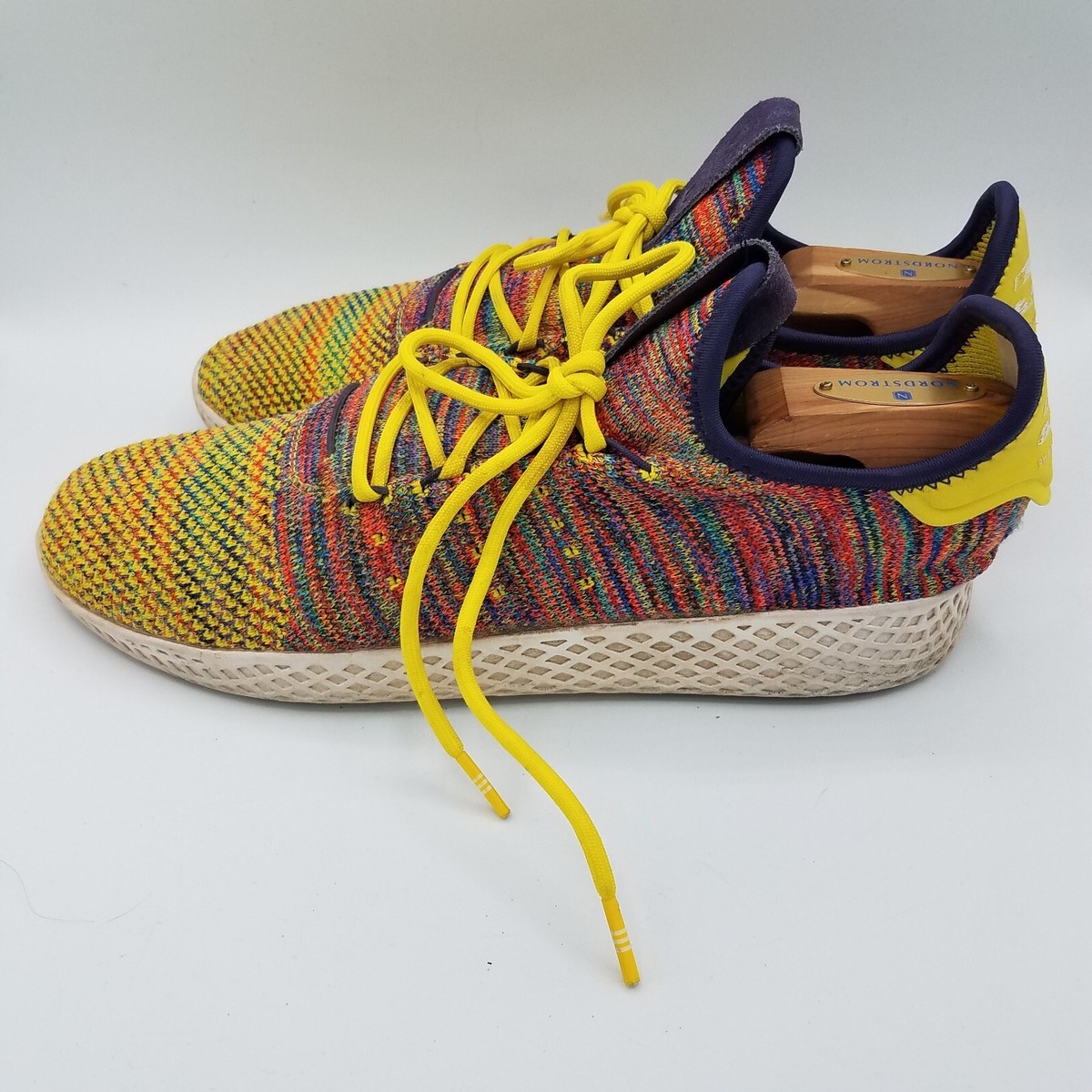 Adidas Pharrell Williams Tennis HU Rainbow Multi Color Size