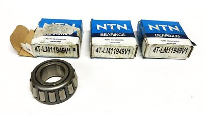 NTN Tapered Roller Bearing Cone 4T-LM11949-V1 [Lot of 3] NOS