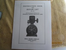  Ideal Gas Engine Instruction & Parts Manual  Serial # 15000 and higher