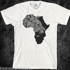 African T-Shirt, black history, Tribal, Dashiki pattern, Map SZ S-2XL Cotton tee