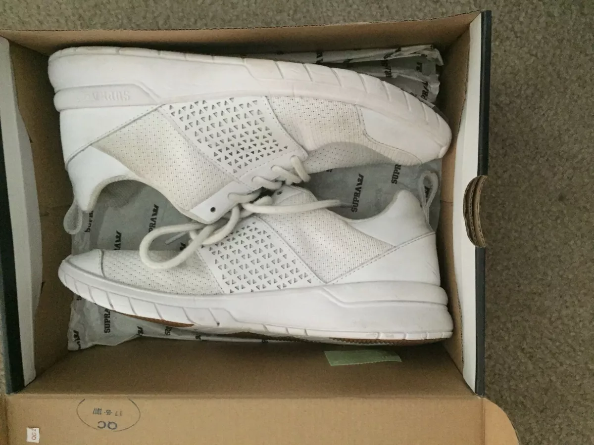 Supra Scissor White Light Gray Light Gum 08027 148. Size 8 eBay