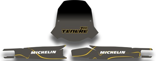 Yamaha Tenere 700 / WR -Full Graphic Sticker Decal Wrap Kit Fits / 2019-2025 - Picture 4 of 13