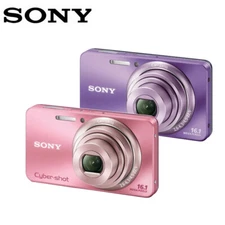 SONY Cyber Shot Digital Camera DSC-W570 16.1MP Compact 5x zoom w/ Battery