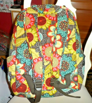 Vera Bradley Laptop backpack in Flower Shower pattern | eBay