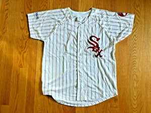 chicago white sox red pinstripe jersey
