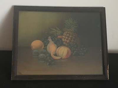Antique Vintage Print Fruit Still Life | eBay