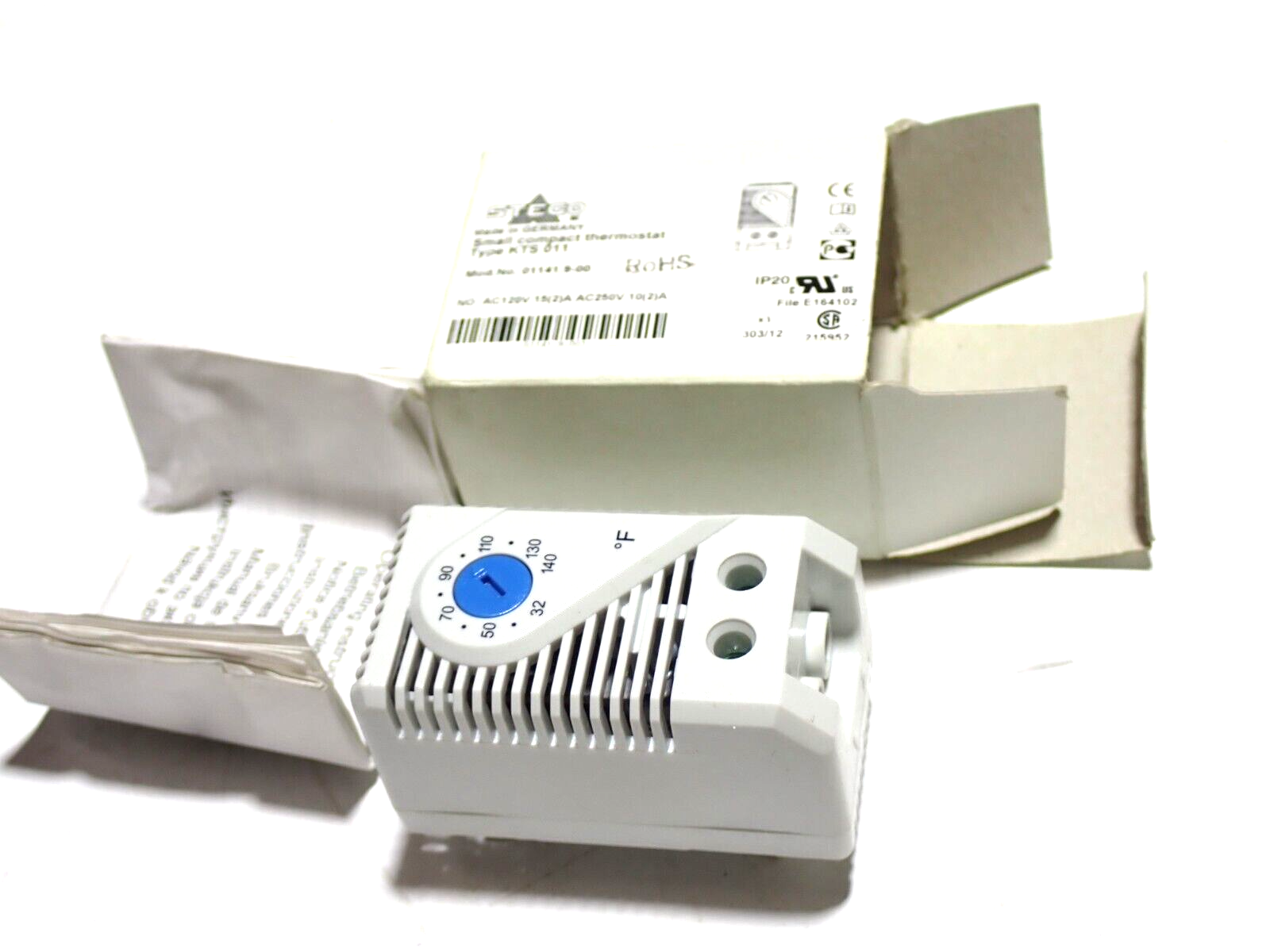 STEGO 01141.9-00 THERMOSTAT CONTROLLER TYPE KTS011 NEW