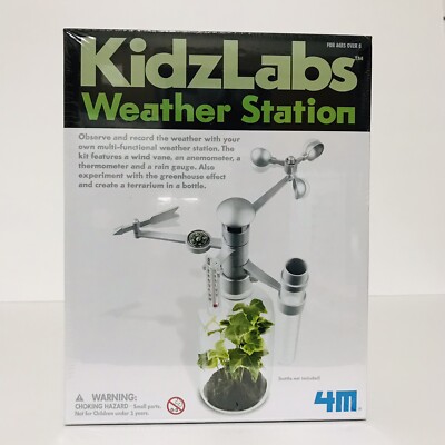 4M KIDZ LABS GREEN SCIENCE WEATHER STATION EDUCATIONAL LEARNING TOY FOR  KIDS