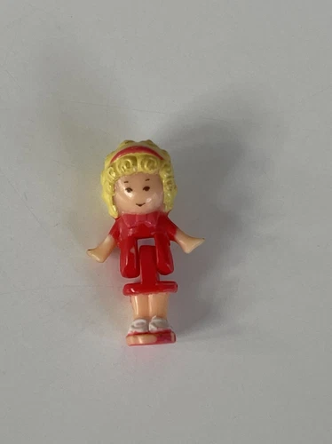 1989 Polly Pocket Vintage Doll Polly's Cafe and Polly's Town House - Polly ❤️