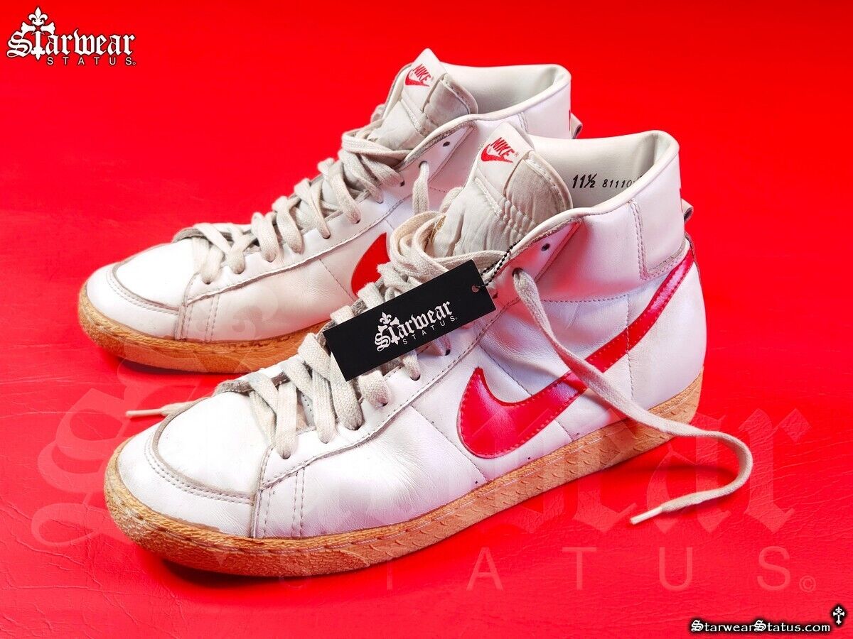 🔥EPIC 80s Vintage Nike Bruin Hi Top Back To The Future 🔥EPIC 80s Vintage Nike Bruin Hi Top Back To The Future
