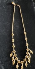 Marc By Marc Jacob’s Rose Gold Bling Necklace Boho Glam Y2K Dangle Statement