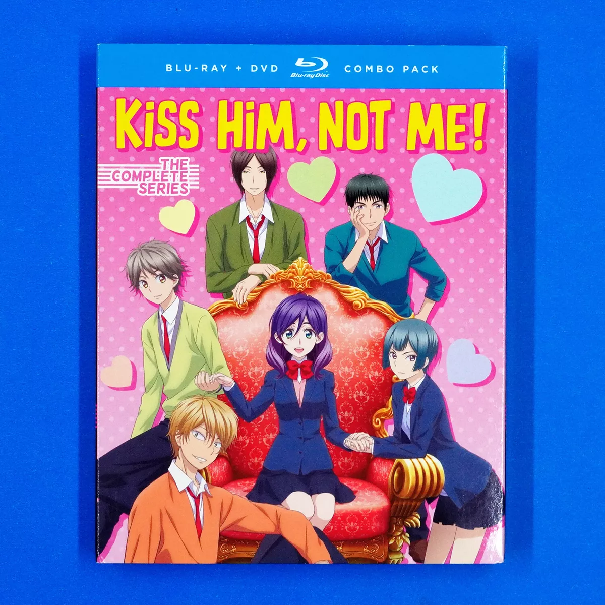 Kiss Him Not Me Complete Anime Series Blu-ray + DVD Slipcover Combo Yaoi  704400023651