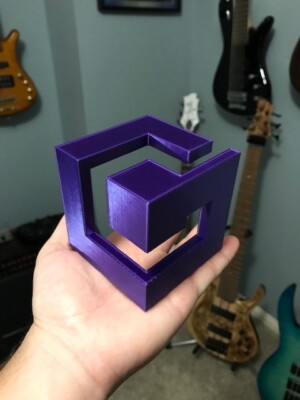 Nintendo GameCube Official Logo Display Brand Fun Collectible Game Merchandise