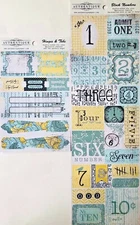 Authentique Renew Components 2 double sided die cuts - NEW