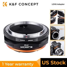 FD to E Mount Lens Mount Adapter Comaptible for Canon FD FL Mount Lens to E NEX