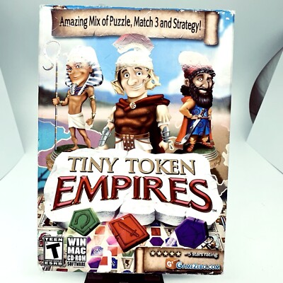 Tiny Token Empires PC Strategy Puzzle Game 2012 CIB