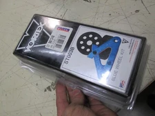 VORTEX STAND CUSTOM WHEEL KIT - MOUNT + 2 BLUE WHEELS - FITS FRONT OR REAR STAND