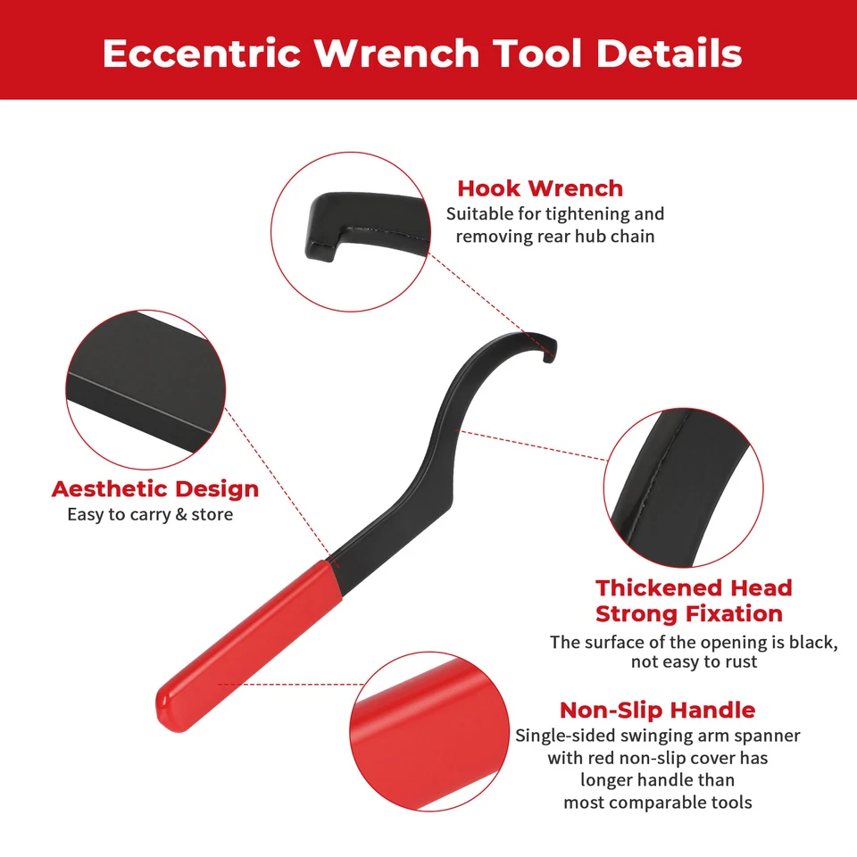 Rear Hub Chain Adjusting Tool For Ducati 916 996 998 1098 1198 1199 1299 - Image 3 of 4
