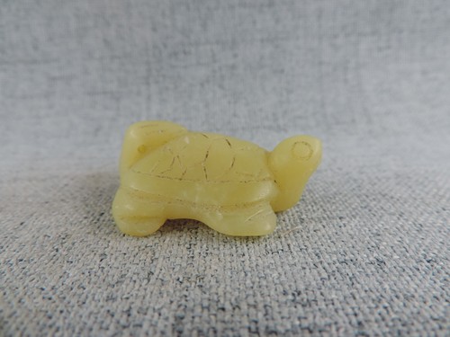 Chinese Natural Hetia Jade Manual Sculpture Hand-carved Jade Tortois Pendant E - Picture 4 of 10