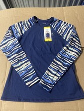 Hurley Women's UPF 50 Long Sleeve Pull Over Rash Guard S