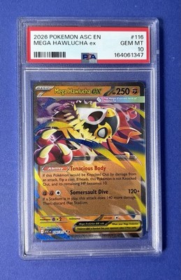 Mega Hawlucha ex 116/217 Me: Ascended Heroes Holo for sale online