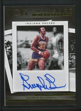 2022-23 GEORGE MCGINNIS 20/25 AUTO PANINI NOIR SNAPSHOT SIGNATURES AUTOGRAPHS